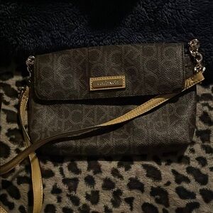 Calvin Klein Brown Crossbody Bag